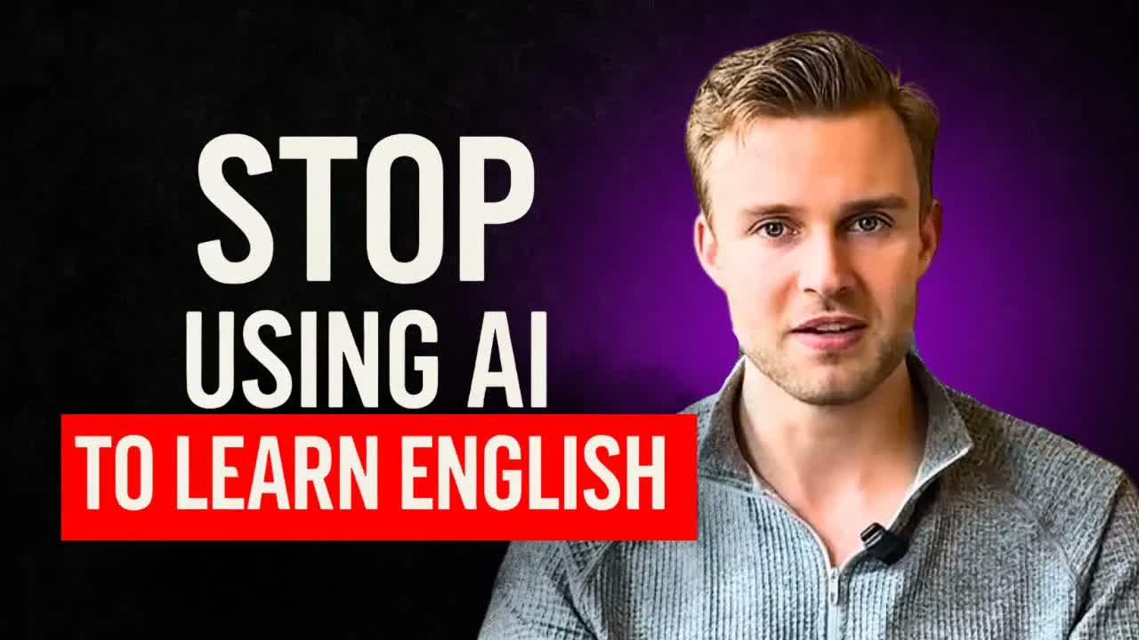 用AI学英语很诱人,但别这么做。