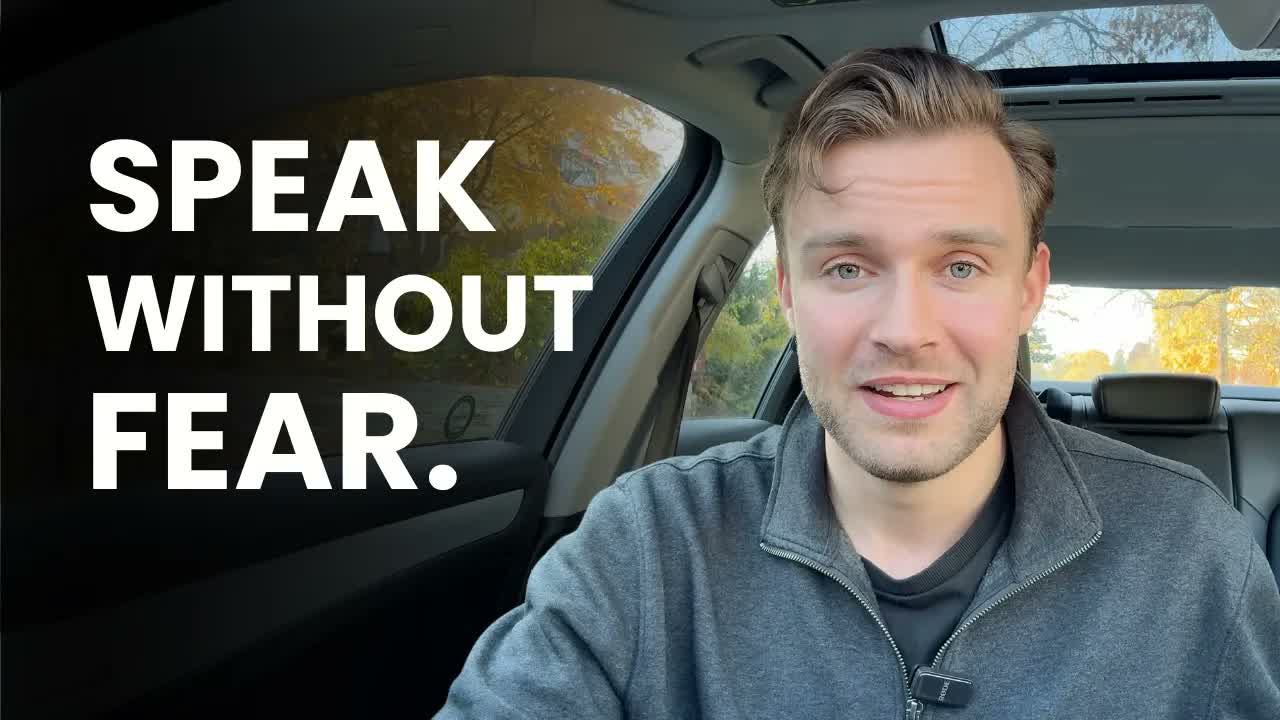 说英语感到紧张?看这里。